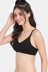 Rosaline Double Layered Non Wired 3/4Th Coverage T-Shirt Bra - Tape Shoe — thumbnail 3